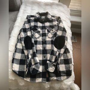 Roots plaid flannel shirt